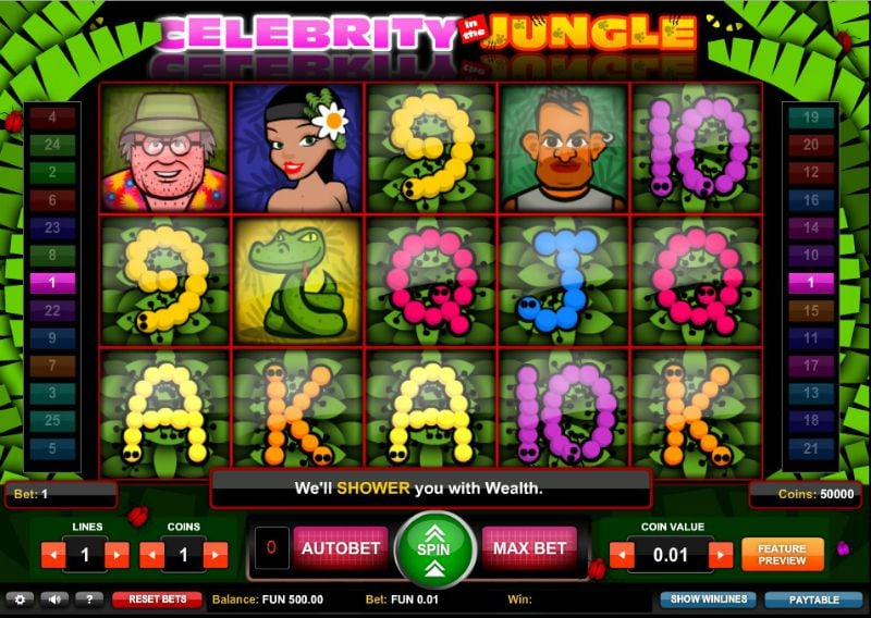 Celebrity in the Jungle Slot