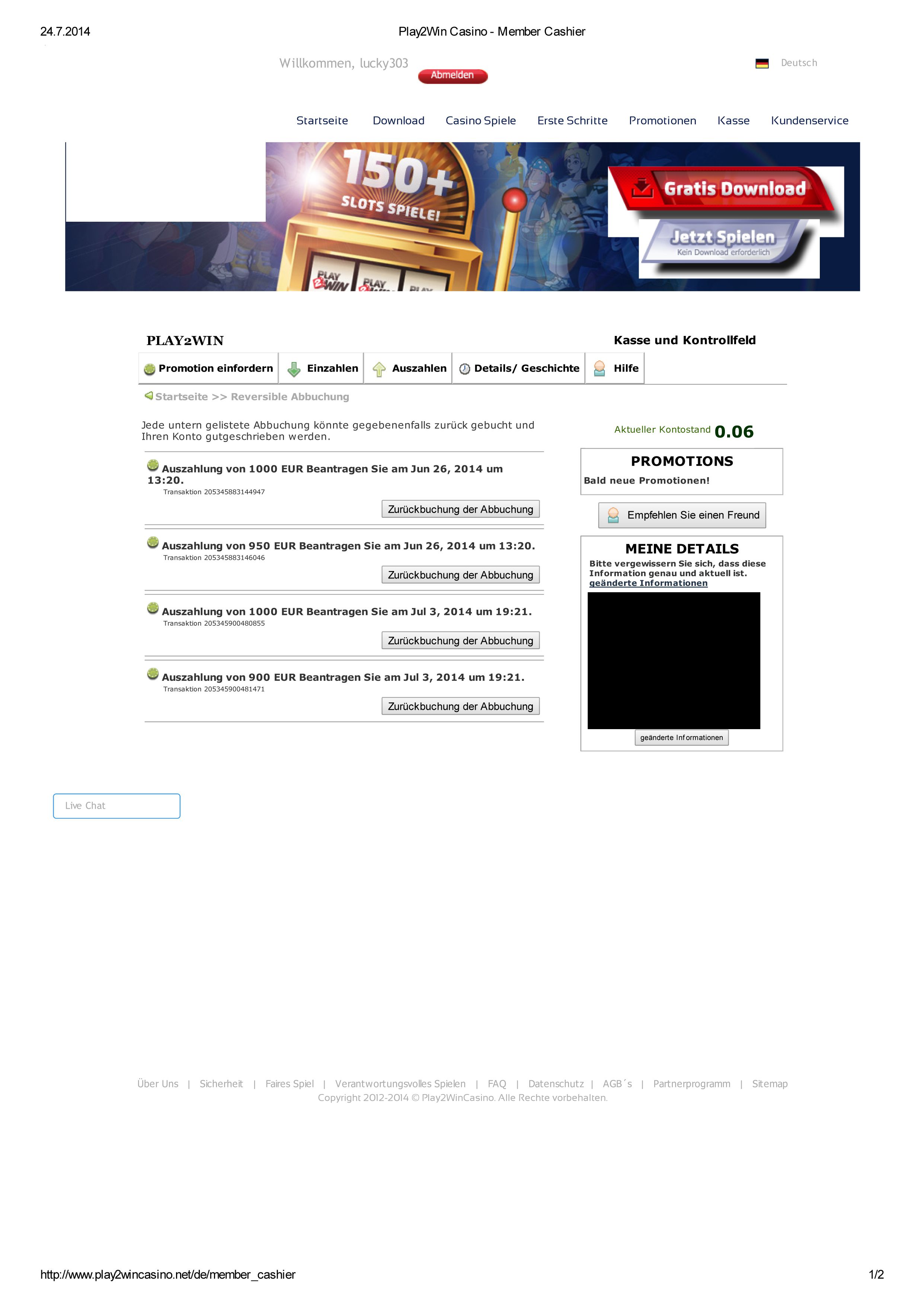 Play2Win Casino - Member Cashier-1.jpg