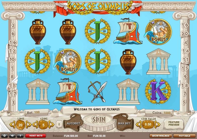 Gods of Olympus