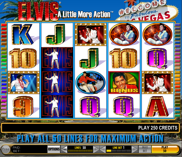 Elvis a Little More Action Slot