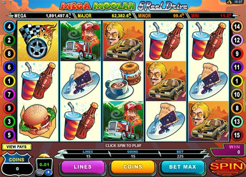 Mega Moolah 5 Reel Drive