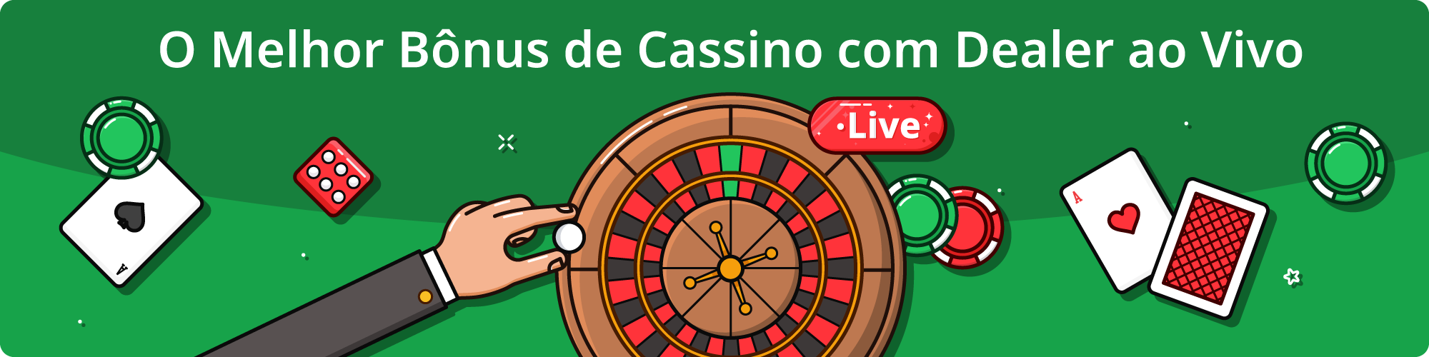 Bônus de Cassino com Dealer ao Vivo