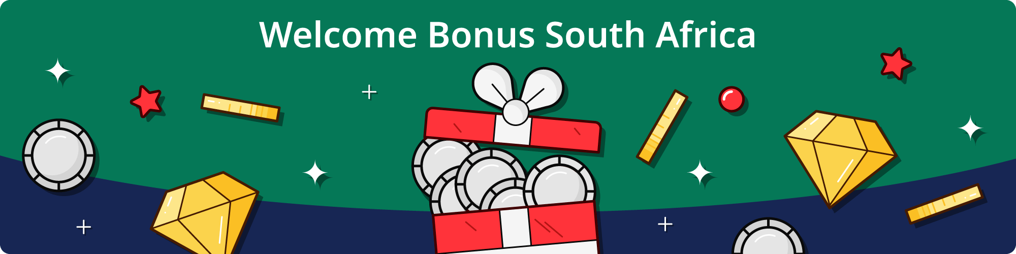 Casino welcome bonus offers in South Africa
