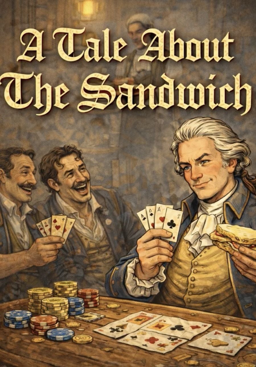 He was too addicted to cards to eat... so he did THIS