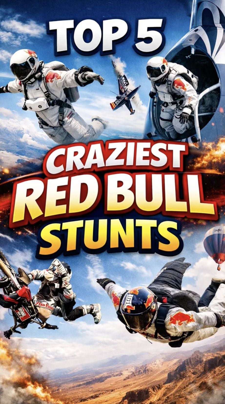 Top 5 Craziest Red Bull Stunts