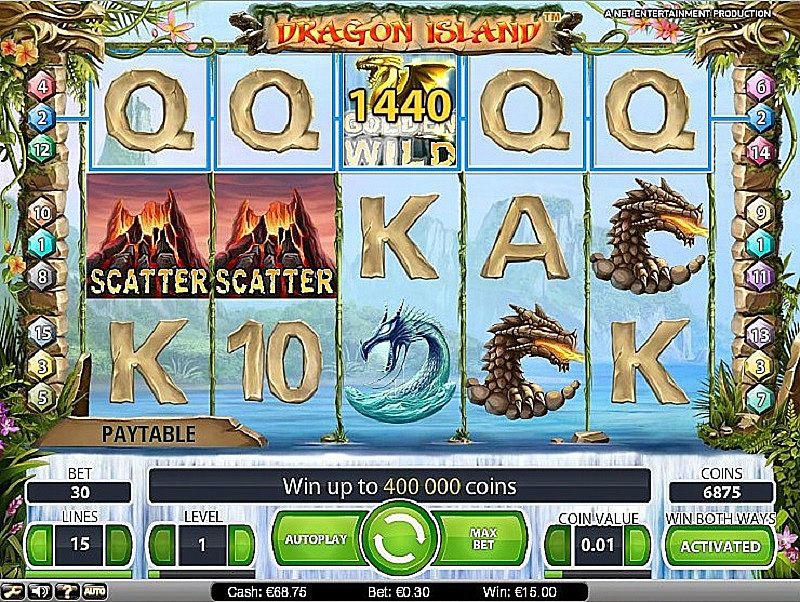 Dragon island slot reviews