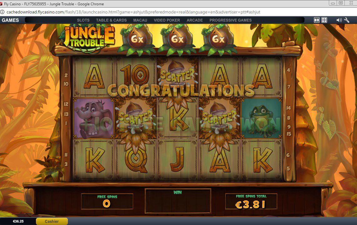 Jungle Trouble Slot Jungle Trouble Slot
