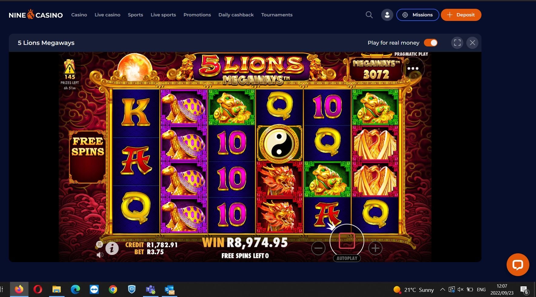 5 Lions Megaways Slot Review 🥇 (2026) - RTP & Free Spins