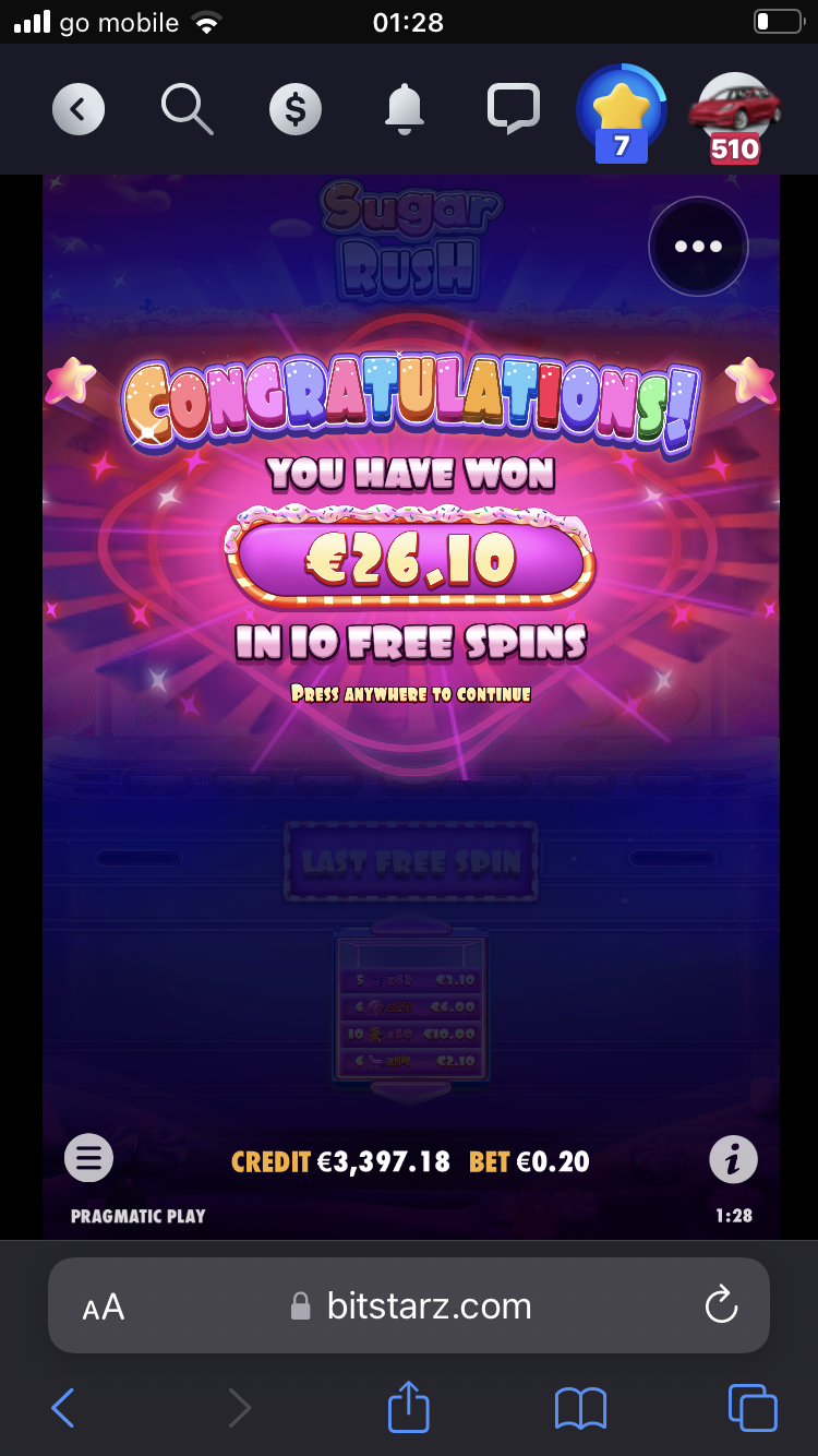 sugar rush 1000 online