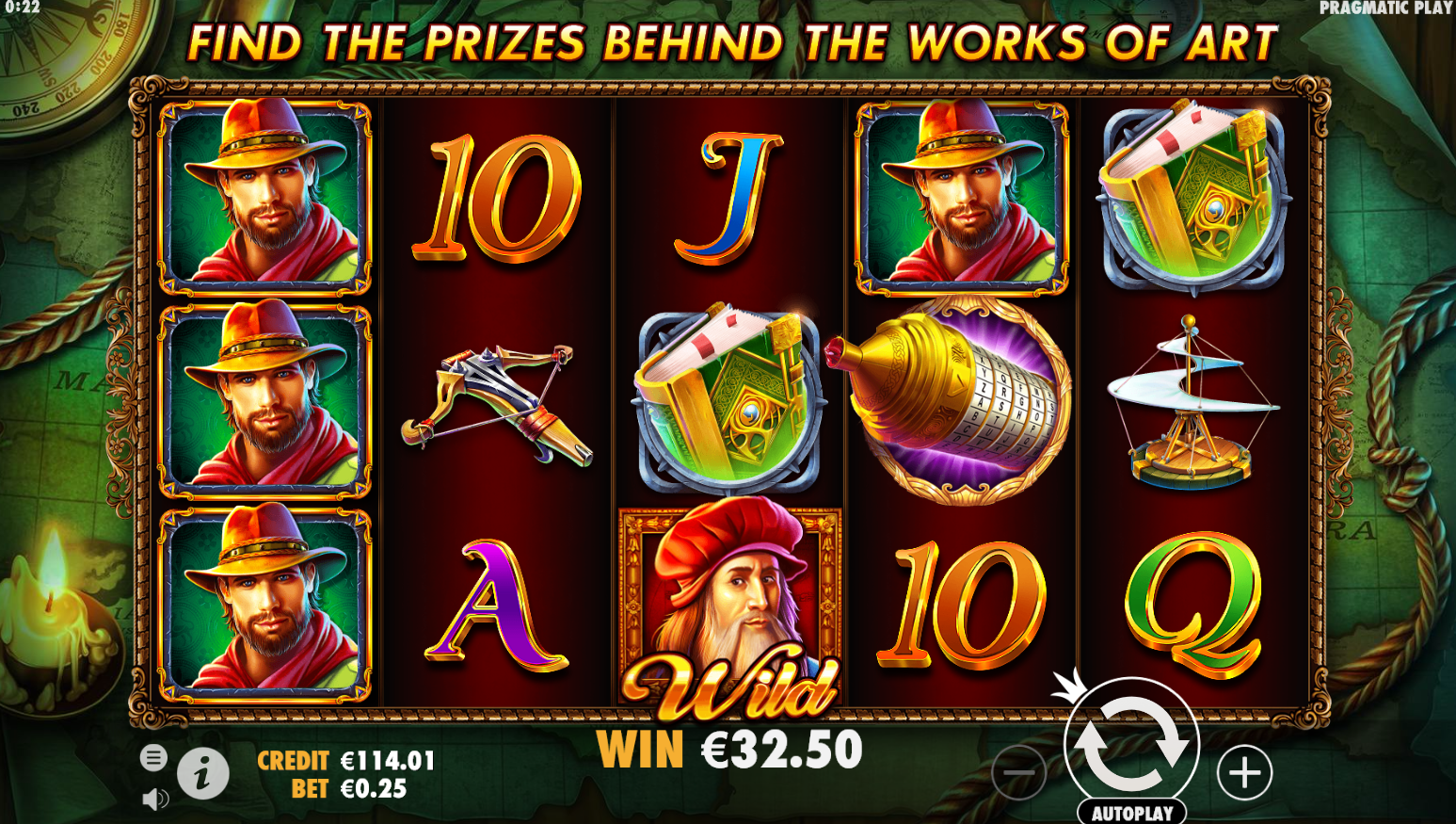 Da Vinci's Treasure Slot Review 🥇 (2024) - RTP & Free Spins