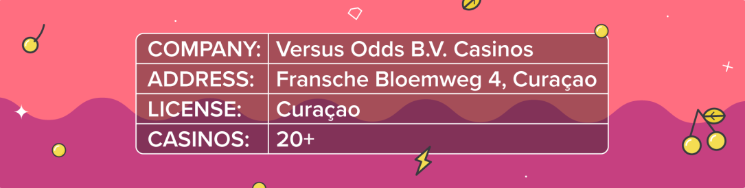 Versus Odds B.V. Casinos info