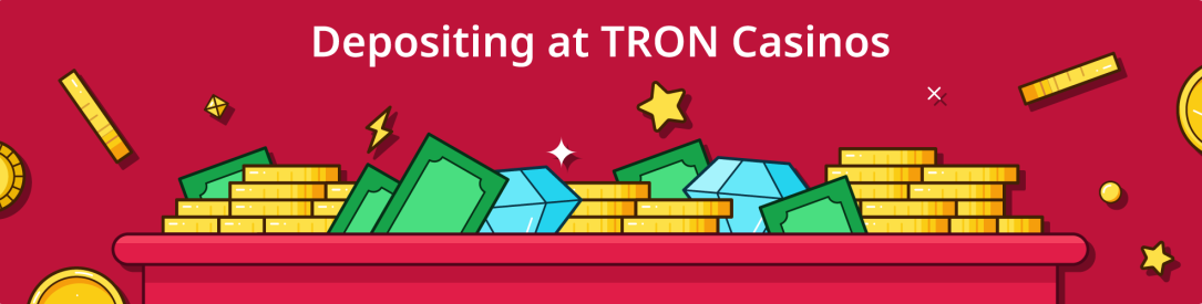 how to make a deposit with tron at online casinos