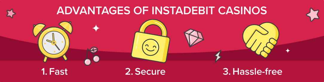the advantages if INSTADEBIT casinos