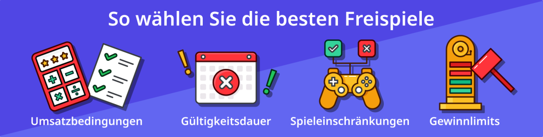 Arten von Freispielen