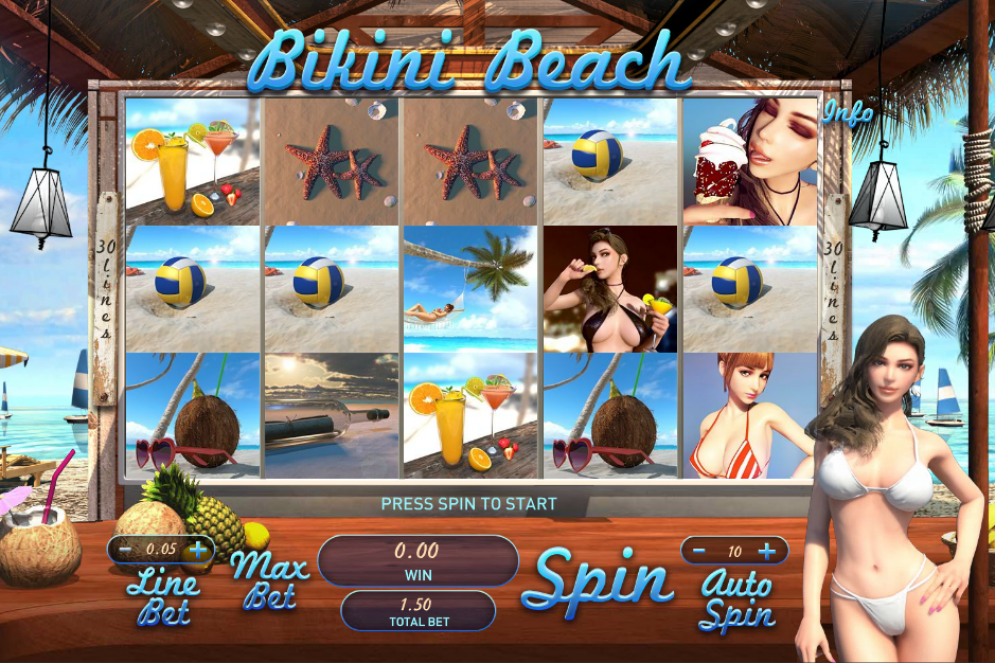 Bikini beach slot game