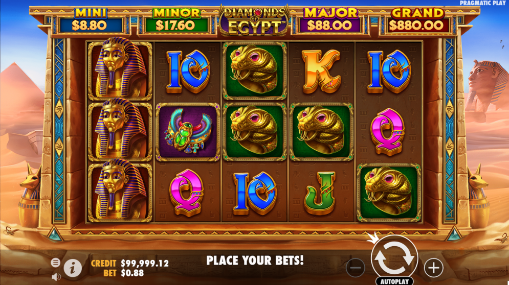 Diamonds Of Egypt Slot Review 🥇 (2025) - RTP & Free Spins