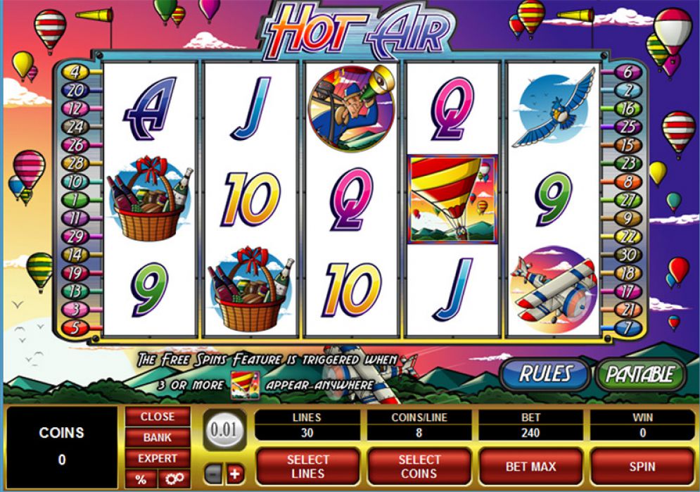 Hot Air Review 🥇 (2024) RTP & Free Spins