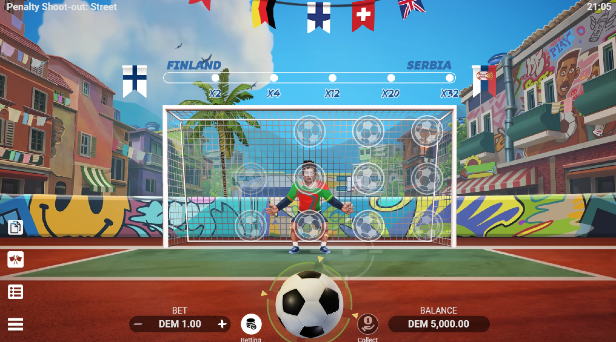 Reseña del juego Penalty Shoot Out de Evoplay: Estrategia progresiva de apuestas