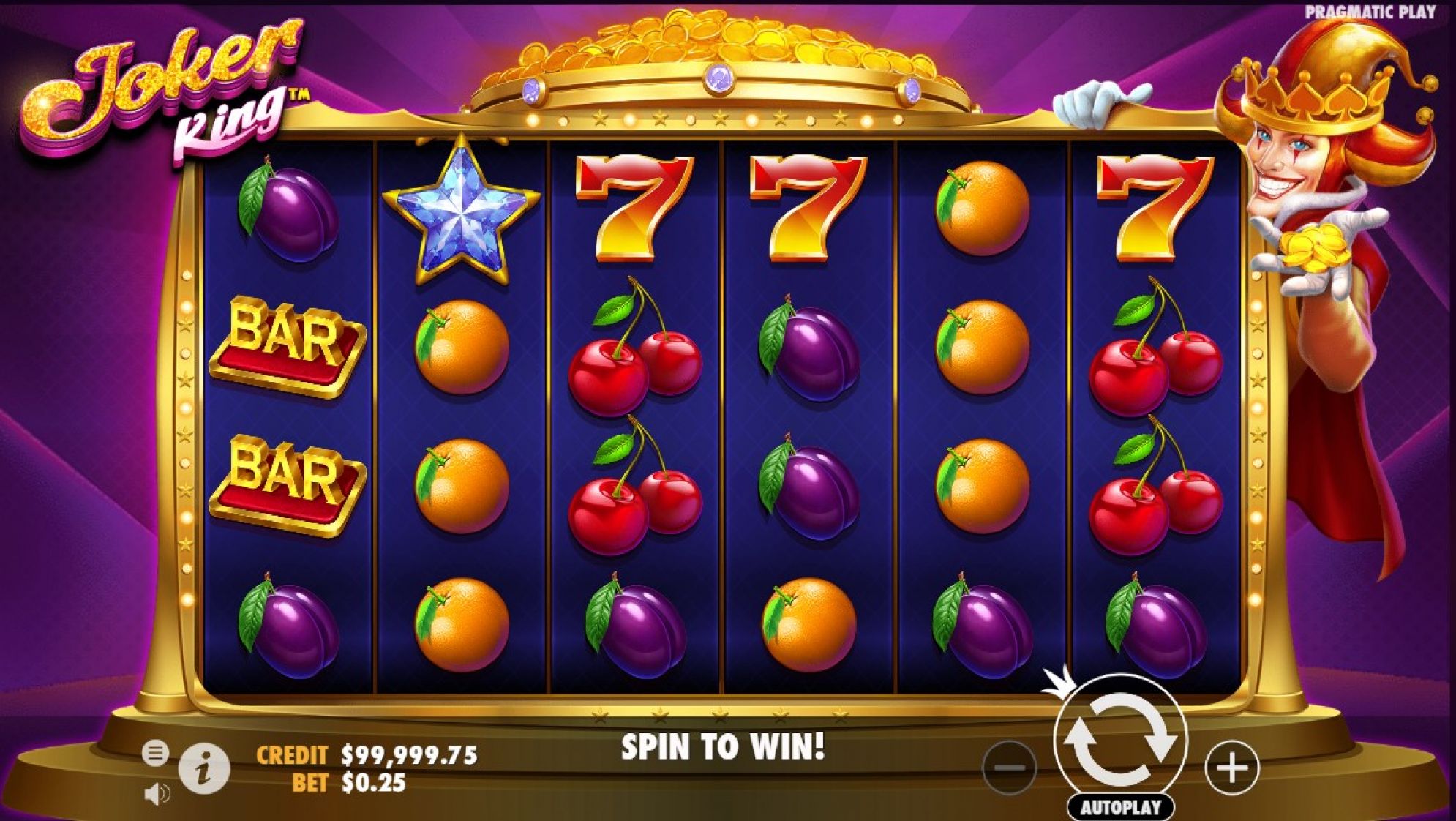 Joker King Slot Review 🥇 (2025) - RTP & Free Spins