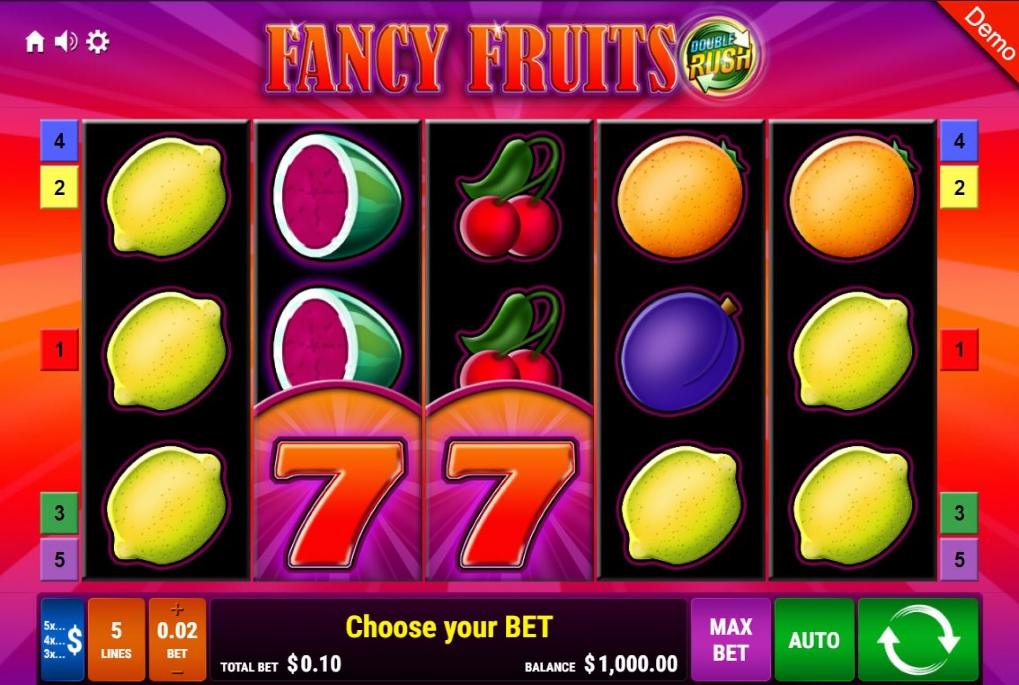 Caça-níquel Fancy Fruits Double Rush Análise 🥇 Como Jogar (2025) | RTP