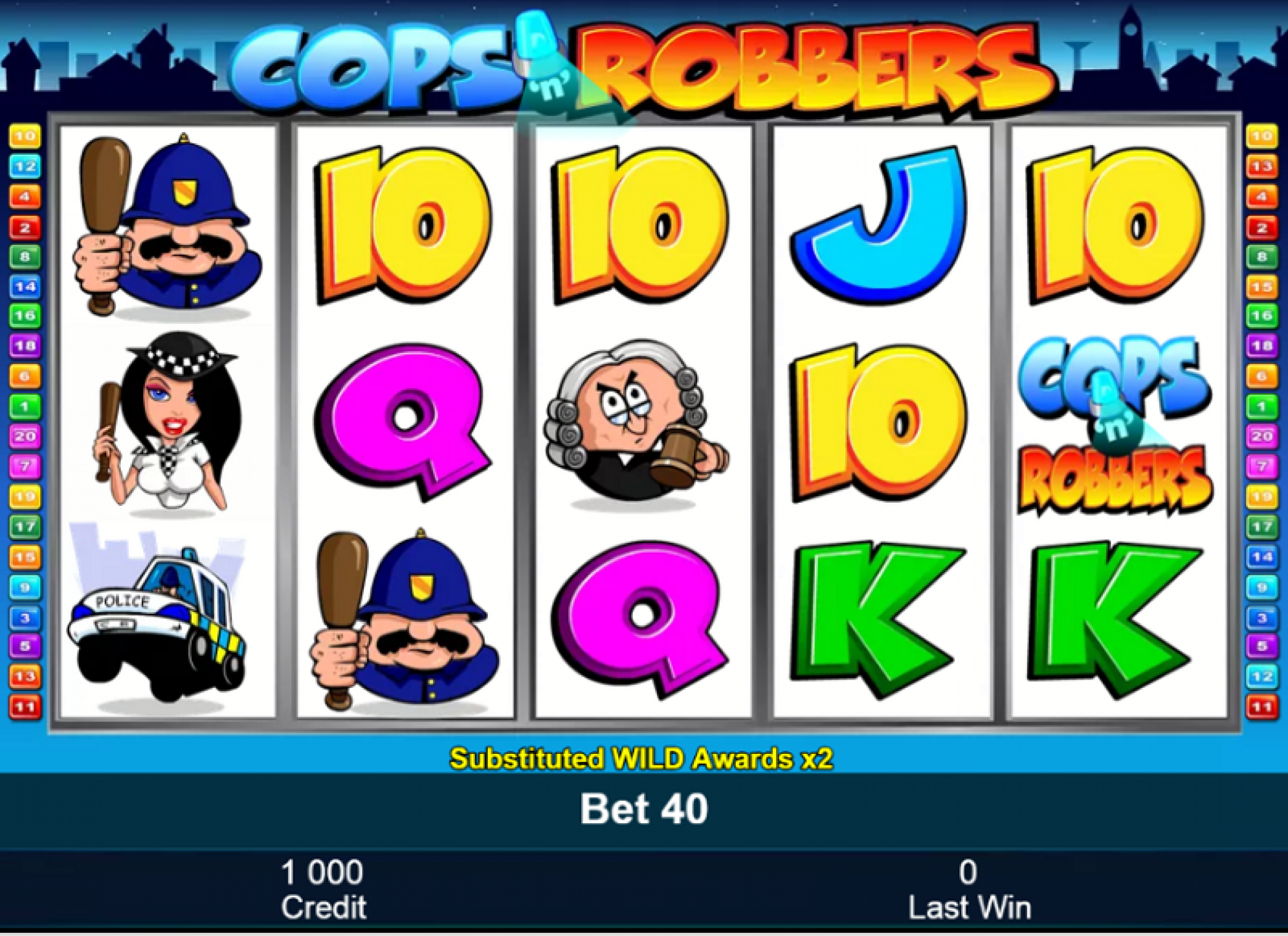 Cops 'n' Robbers Slot Review 🥇 (2025) - RTP & Free Spins