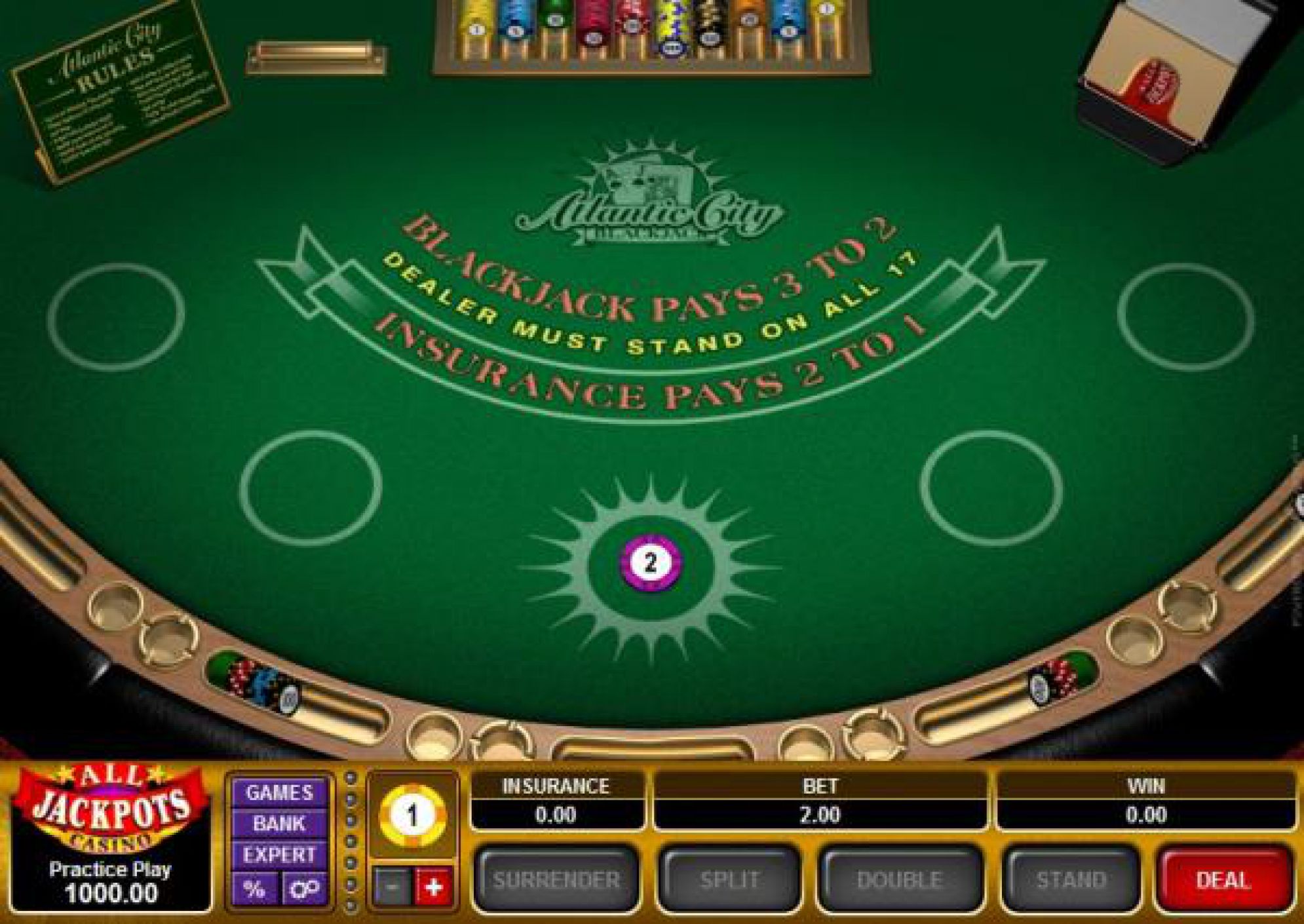 Atlantic City Blackjack by Games Global Reviews & Ratings by Real Players AskGamblers