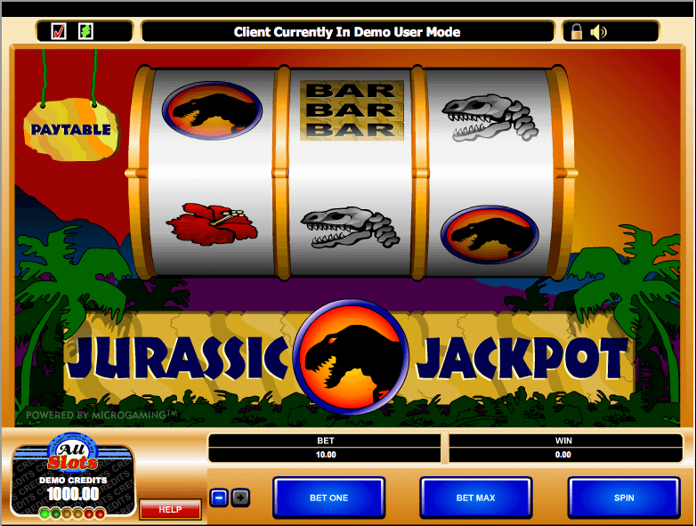Jurassic Jackpot Big Reel
