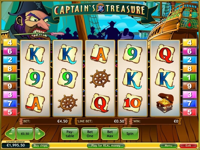 Slot Captain's Treasure