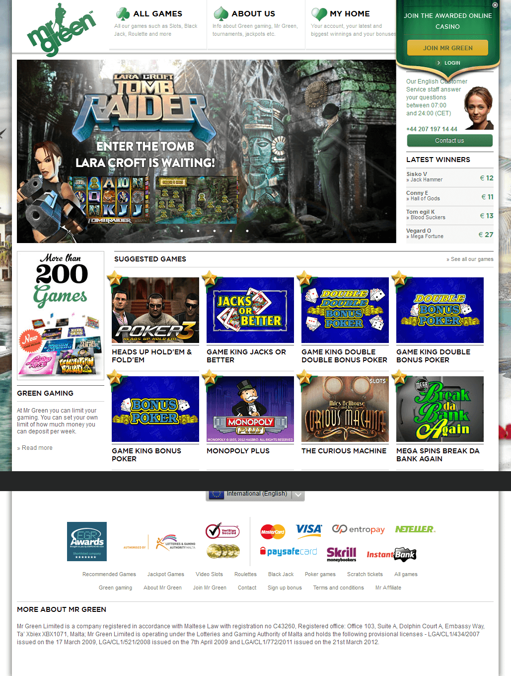 Mr green casino australia city Mr green casino australia city